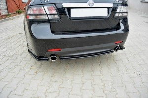 Splitter tylny srodkowy Saab 9-3 Aero MK2 Polift (carbon look)