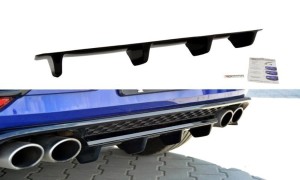 Splitter tylny srodkowy Volkswagen Golf MK7 R Polift (carbon look)