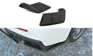 Splittery tylne boczne Mitsubishi Lancer Evo X ( bez dyfuzora ) (czarny mat)