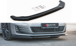 Splitter przedni V2 Volkswagen Golf MK7 GTI (czarny mat)