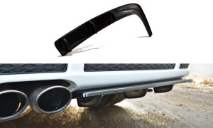 Splitter tylny Audi RS4 B5 (z dyfuzorem) (czarny mat)