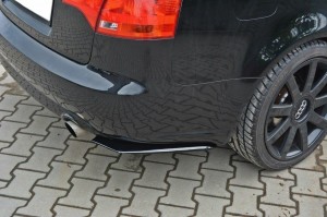 Splittery tylne boczne Audi A4 B7 (czarny mat)