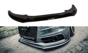 Splitter przedni Racing Audi A6 C7 S-Line (2 splittery - 1 zestaw) (carbon look)