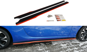 Dokładki progów V2 Subaru BRZ / Toyota GT86 Polift (czarny mat)
