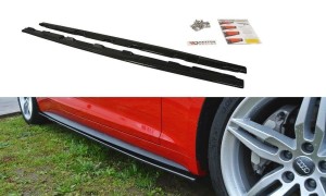 Dokładki progów Audi S5 / A5 S-Line F5 Coupe (czarny mat)