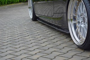 Dokładki progów BMW 3 E92 M-Pack Polift (carbon look)