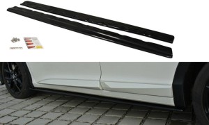 Dokładki progów Honda Civic MK9 Polift (carbon look)