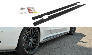 Dokładki progów Mercedes C-Class C205 63AMG Coupe (carbon look)