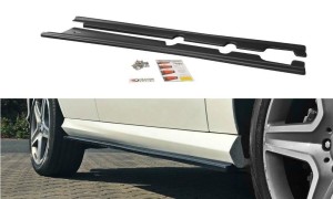 Dokładki progów Mercedes GLE W166 AMG-Line (czarny mat)