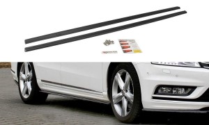 Dokładki progów Volkswagen Passat B7 R-Line (czarny mat)