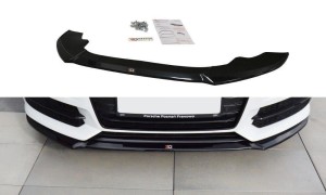 Splitter przedni V1 Audi A6 C7 S-Line/ S6 C7 Polift (carbon look)
