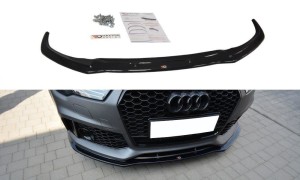Splitter przedni V1 Audi RS7 C7 FL (czarny mat)