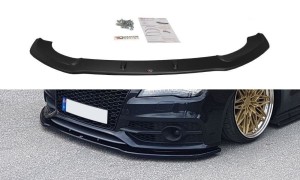 Splitter przedni V2 Audi A7 MK1 S-Line (carbon look)