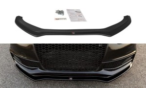 Splitter przedni V2 Audi S4 B8 FL (carbon look)
