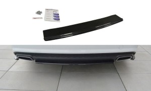 Splitter tylny srodkowy Audi A6 C7 Avant S-Line Polift (carbon look)