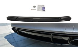 Splitter tylny srodkowy Audi RS7 C7 FL (czarny mat)