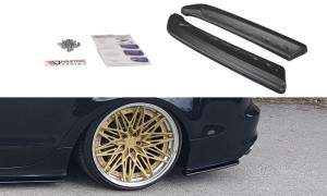 Splittery tylne boczne Audi A7 S-Line C7 (czarny mat)