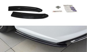 Splittery tylne boczne Audi S6 / A6 S-Line C7 FL Avant (czarny mat)