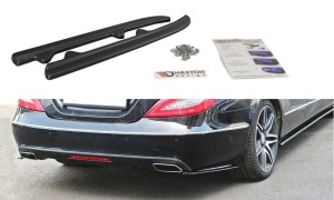Splittery tylne boczne Mercedes CLS C218 (carbon look)