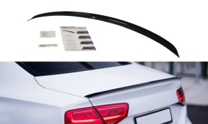 Przedłużenie spojlera Audi A8 D4 (czarny mat)
