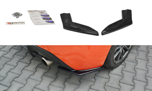 Tylne boczne splittery V1 Toyota GT86 Polift (czarny mat)