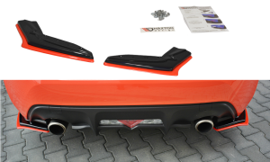 Tylne boczne splittery V2 Toyota GT86 Polift (carbon look)