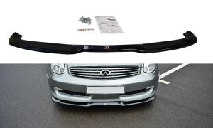 Splitter przedni V1 Infiniti G35 Coupe (czarny mat)
