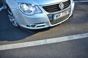 Splitter przedni V1 Volkswagen Eos (carbon look)
