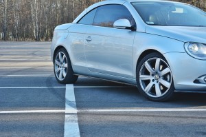 Dokładki progow Volkswagen Eos (czarny mat)