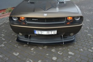 Splitter przedni hybrydowy V1 Dodge Challenger MK3 Phase I SRT8 Coupe (carbon look)
