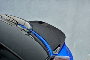 Przedłużenie spojlera Toyota C-HR (carbon look)