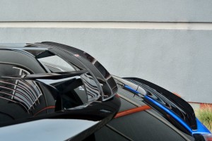 Przedłużenie spojlera V2 Toyota C-HR (carbon look)