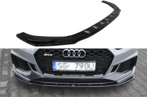 Splitter przedni V1 Audi RS5 F5 Coupe / Sportback (czarny mat)