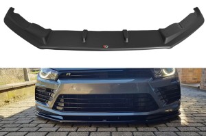 Przedni splitter V1 Volkswagen Scirocco MK3 R Polift (czarny mat)