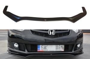 Splitter przedni Honda ACCORD MK8 Type-S (CU) Przedlift / Sedan (czarny mat)