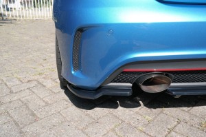 Tylne boczne splittery Mercedes-Benz W176 AMG-Line Przedlift (carbon look)
