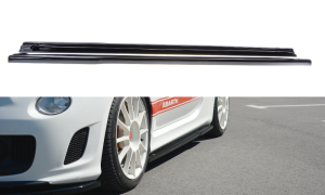 Dokładki progow Fiat 500 Abarth MK1 (czarny mat)