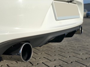 Tylny dyfuzor Opel Astra K OPC-Line (carbon look)