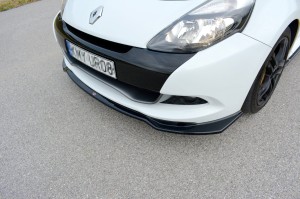 Przedni splitter V1 Renault Clio MK3 RS Polift (carbon look)