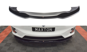 Przedni splitter V2 Tesla Model X (czarny mat)