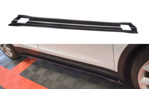 Dokładki progów V2 Tesla Model X (carbon look)