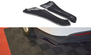 Tylne boczne splittery V1 Tesla Model X (carbon look)