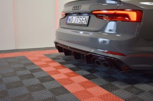 Dokładka tylna Audi S5 F5 Coupe / Sportback (czarny mat)