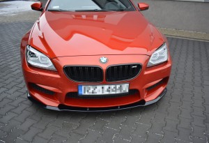Splitter przedni BMW M6 Gran Coupe (czarny mat)