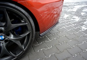 Splittery tylne boczne BMW M6 Gran Coupe (czarny mat)
