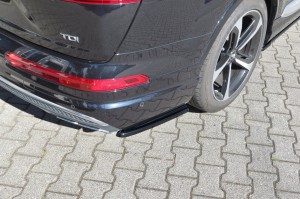 Splittery tylne boczne Audi SQ7 / Q7 S-Line MK2 (czarny mat)