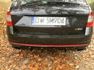 Dokładka Tylna V.1 Skoda Octavia RS Mk3 / Mk3 FL Hatchback / Kombi