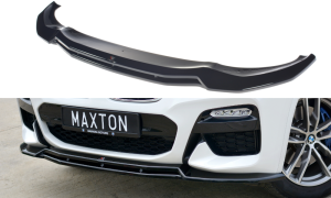 Splitter przedni V1 BMW X3 G01 M-Pack (czarny mat)