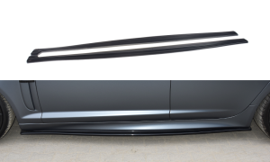 Dokładki progów Jaguar XF-R (czarny mat)