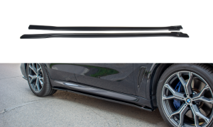 Dokładki progów BMW X5 G05 M-Pack (czarny mat)